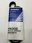 Nos Acdelco - Serpentine Belt 14MM X 857MM Oc #4K332 Gm #88932515. Fixed Price $29.95.