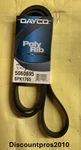 Dayco 5060695 Serpentine Belt Chevrolet Ford Chrysler Dodge Porsche 1987-2021. Fixed Price $18.50.