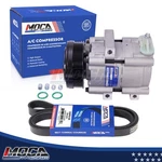 Ac Compressor & Serpentine Belt 2003-2007 Ford F-250 Super Duty 6.0L. Fixed Price $129.48.