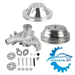 Aluminum Long Water Pump & 1/2 Groove Crankshaft Pulley Kit For Sb Chevy 350 400. Fixed Price $107.55.