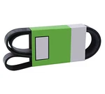 V-ribbed Belt Replaces Oem K080630, K080630HD, 4080630, 4080630X, 5080630. Fixed Price $31.99.