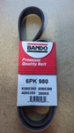 Accessory Drive Belt Bando 6PK980. Fixed Price $19.50.
