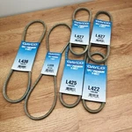 Lot Of Mixs Dayco V-belts (2) L427-L422-L425-436-L339-. Fixed Price $59.95.