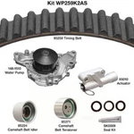 Engine Timing Belt Kit-vin: Dayco WP259K2AS Mitsubishi Water Pump Gasket. Fixed Price $157.50.