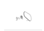 Genuine Mercedes-benz V-ribbed Belt 003-993-72-96. Fixed Price $60.80.