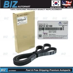 Genuine Serpentine Ribbed V-belt For 2006-2014 Hyundai Kia V6 Models 25212-3C100. Fixed Price $39.51.