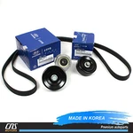 Genuine V-belt & Tensioner Kit For 06-10 Hyundai Santa Fe Kia Optima Rondo 2.7L. Fixed Price $189.07.