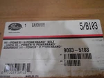 New Gates 5-B103 Powerband Belt 5B103. Fixed Price $150.00.