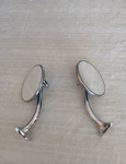 4" Swan Neck Side Round Mirrors Stainless Chrome Hot Street Rod Chevy Ford. Fixed Price $59.97.