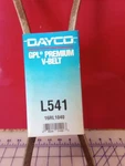 Dayco Glp Premium V-belt L541, & 16RL1040, New Old Stock Belts, Free Shipping. Fixed Price $15.99.