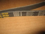 Poly Rib Serpentine Belt 435K5. Fixed Price $19.99.