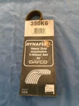 Dayco Dynaflex Accessory Drive Belt 350K6. Fixed Price $9.99.