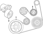 Genuine Nissan Serpentine Belt 11720-6RC0A. Fixed Price $80.49.