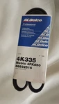 4K335 88932516 4PK850 Acdelco Professional V Ribbed Belt. Fixed Price $18.00.
