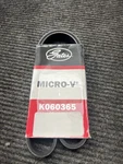 Serpentine Belt Gates K060365. Fixed Price $19.00.