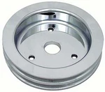 Bandit Crankshaft Pulley 8843P; V-belt Polished Alum 2-GROOVE, Swp For Bbc. Fixed Price $68.20.