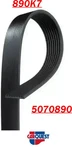 Carquest/driveworks 5070890 Serpentine Belt For PK070890 ERR4623 890K7. Fixed Price $24.99.