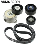 Skf Vkma 32201 V-ribbed Belt Set For Fiat, Opel, Vauxhall. Fixed Price $100.59.