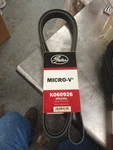 Gates Micro-v Serpentine Drive Belt K060926, 374. Fixed Price $19.80.