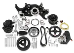 Holley 20-185BK Black Mid-mount Complete Accessory System. Fixed Price $2766.95.