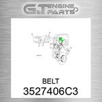 3527406C3 Belt Fits International Truck (surplus Open Box). Fixed Price $70.32.