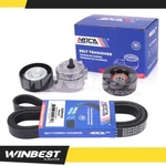 Serpentine Belt Drive Component Kit Fit 99-06 Jeep Tj Wrangler Grand Cherokee L6. Fixed Price $38.25.