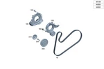 Genuine Mercedes-benz Poly-v-belt 000-993-87-02. Fixed Price $40.80.