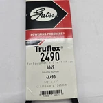 Gates Truflex Low Horsepower 2490 V Belt 6849 4L490 1/2 49" 12.5/13MM 1245MM. Fixed Price $14.62.
