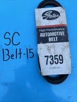 Gates Standard Extra Service Accessory Drive Belt-high Capacity V-belt 7359. Fixed Price $10.80.
