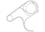 Genuine Mitsubishi Alternator Belt 4451A104. Fixed Price $42.38.