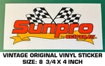 Sunpro By Actron Test Equipment-vintage Original Vinyl Decal Sticker-automotive. Fixed Price $10.14.