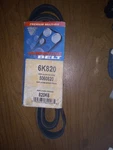 820K6 Serpentine Belt Armormark Cadna K060820,5060820 D1TP. Fixed Price $17.00.