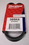 Duralast V-belt Bandas Poly-v 388K6 6PK0985 New 840129802211 Oe Form Fit. Fixed Price $14.50.
