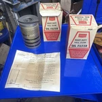 Vintage Nos Sears 284538 Oil Filter 58-67 Chevrolet Corvette Truck V-8 Sbc Bb. Fixed Price $13.49.