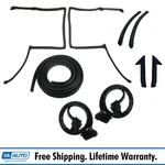 Rubber Door Hatch Weatherstrip Seals Set Kit For 82-92 Camaro Firebird W/ T-tops. Fixed Price $494.95.