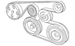 Genuine Toyota 1993-2006 Corolla Matrix Celica Supra Serpentine Belt 90916-02793. Fixed Price $59.63.