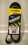 New Goodyear Gatorback Serpentine Belt 4070750. Fixed Price $30.00.