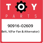 90916-02609 Toyota Belt, V(for Fan & Alternator) 9091602609, New Genuine Oem Par. Fixed Price $63.48.