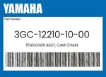 Yamaha Genuine Tensioner Assy, Cam Chain 3GC-12210-10-00. Fixed Price $100.79.