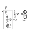 Genuine Mopar Belt Tensioner 05281543AD. Fixed Price $223.61.
