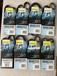 Continental Elite Poly-v Belt Mixed Lot Of 8. Fixed Price $35.51.