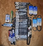 Marine Lot Dayco Gates Sierra Volvo Crusader Mercruiser 52 Belts Nos. Fixed Price $149.99.