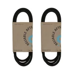 Qty 2: Fractional V-belt Fits Dayco Replaces AP71. Fixed Price $17.36.