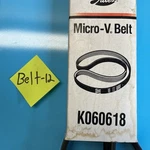 Gates Micro-v Serpentine Belt K060618. Fixed Price $13.50.