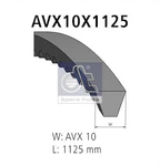 Dt Spare Parts V-belt 2.21064. Fixed Price $11.25.