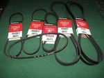 7- Assorted New Die Hard Gold Series Serpentine Belts. Fixed Price $39.99.