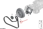 New Bmw X3 F97 Serpentine Ribbed V-belt 11288581628 No Import Duties To. Fixed Price $47.63.