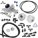 Adjustable Side Water Pump W/20% V-belts, Fits Small Block Chevy. Fixed Price $640.99.