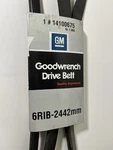 Gm Goodwrench Drive Belt 14100675 GR.1.066 6RIB-2442MM. Fixed Price $24.95.