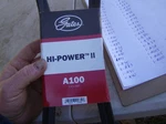 Gates Hi-power A100 V Belt. Fixed Price $14.99.